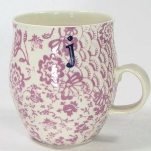 ANTHROPOLOGIE - Homegrown Mug Monogram "J" 14 oz.